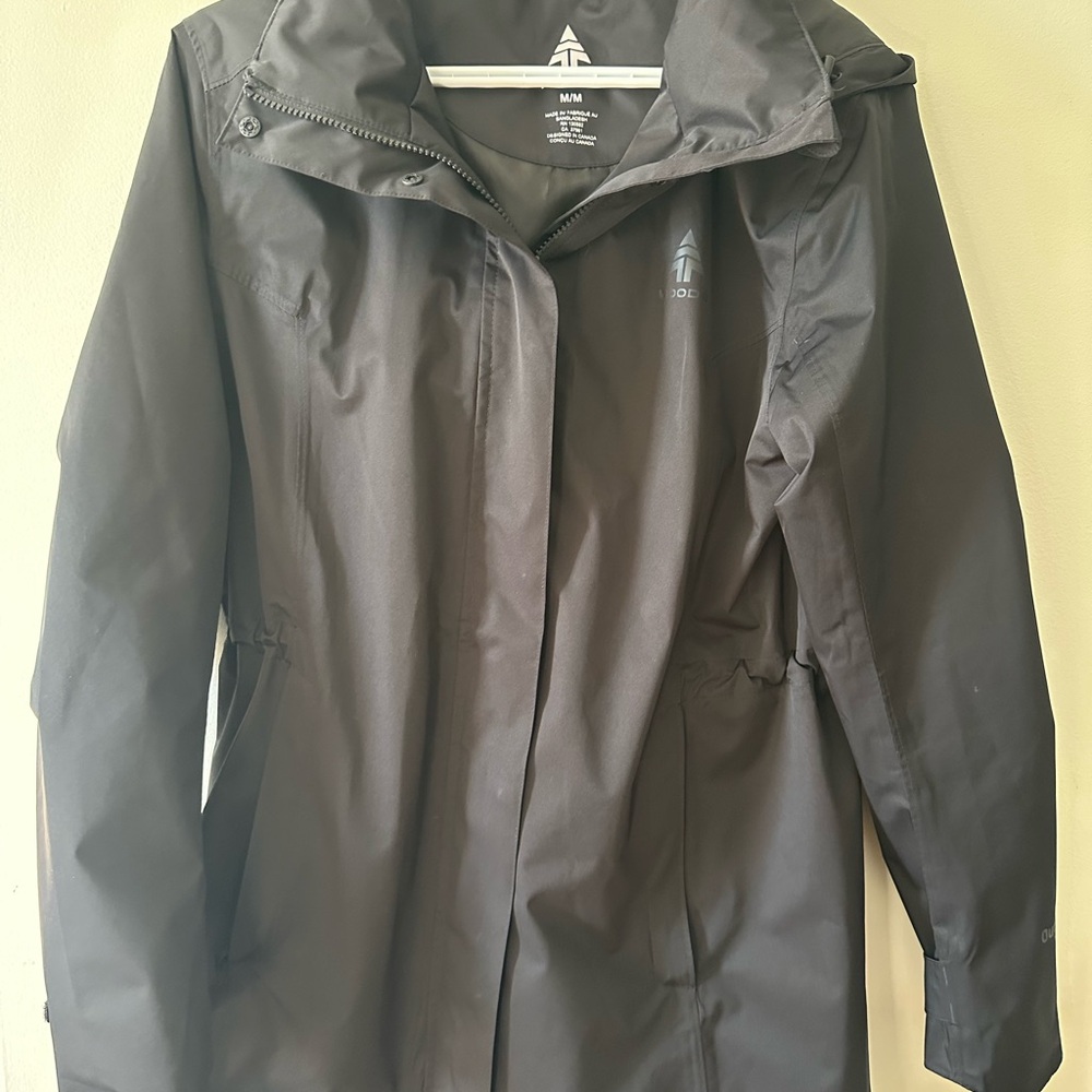 Women's Black Waterproof Light Jacket